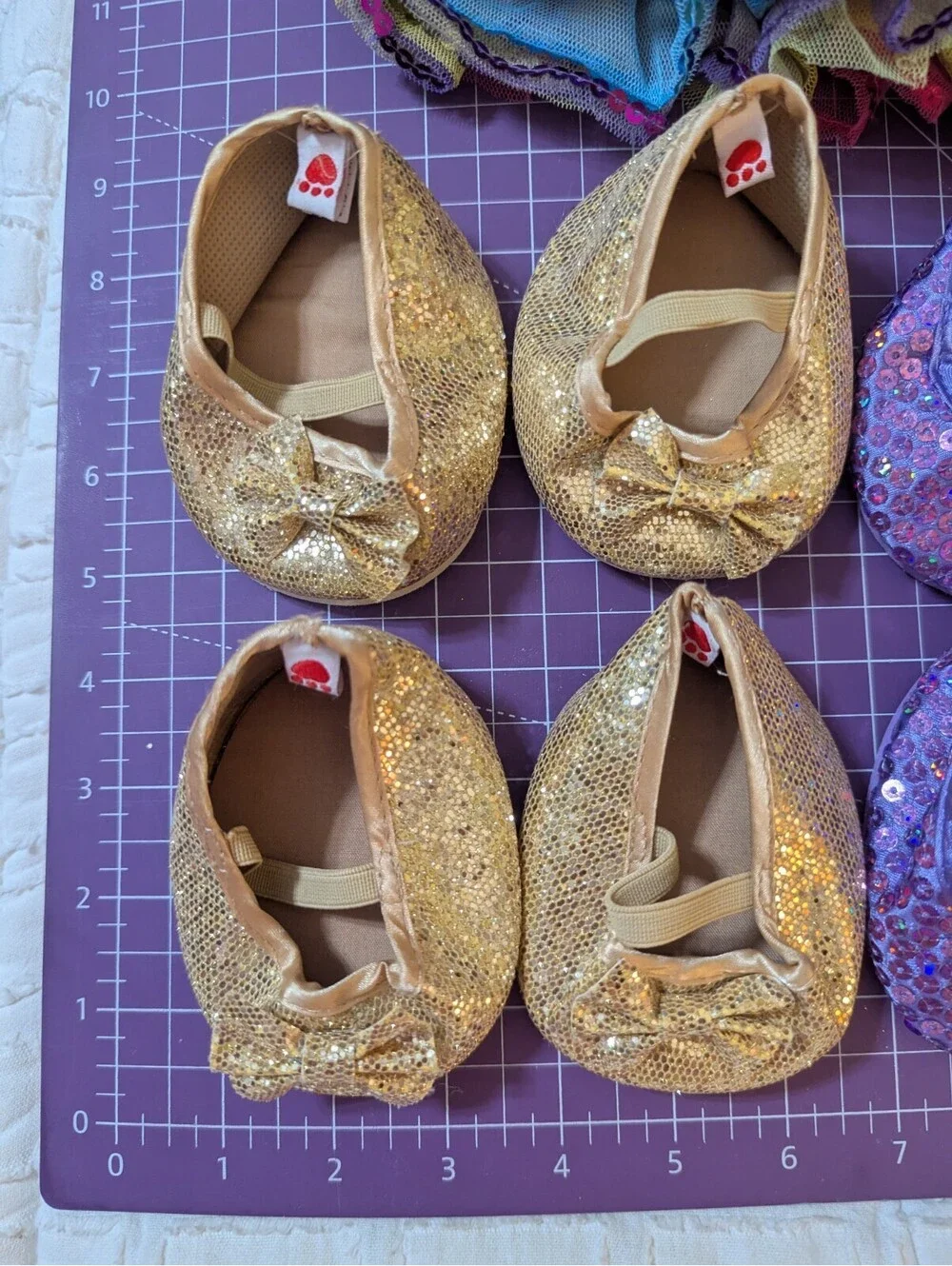 Large Build A Bear Clothing and Accessories Lot Dress Skirt Shoes Crown